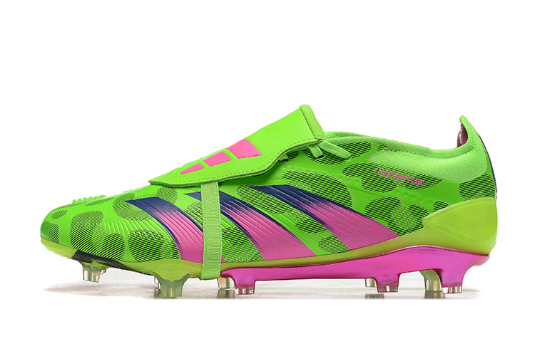 Guayos Predator Accuracy 30 Elite Verde Manchas Con Lengueta + Obsequio de medias Antideslizantes.