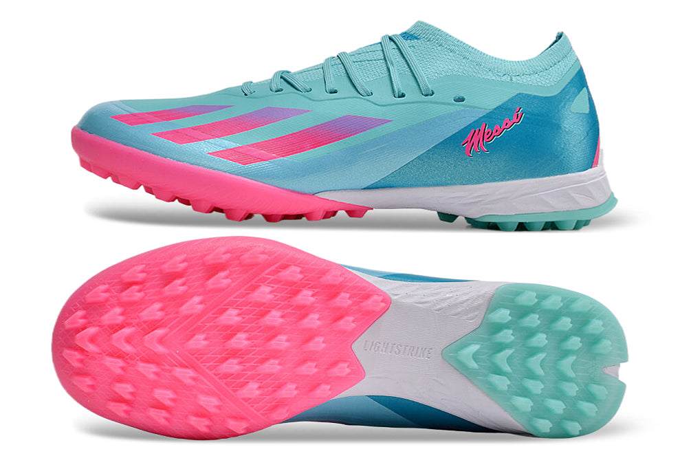 Zapatillas Speedportal Crazy Fast Azul Claro Suela Rosa