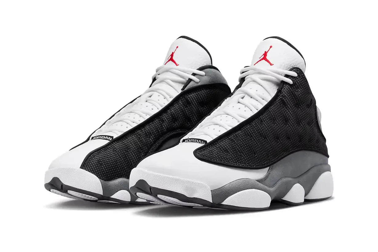 Tenis Jordan 13 Retro Bota Blanco Negro.