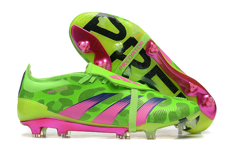 Guayos Predator Accuracy 30 Elite Verde Manchas Con Lengueta + Obsequio de medias Antideslizantes.