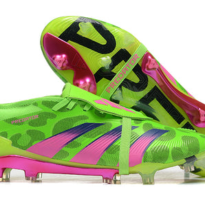 Guayos Predator Accuracy 30 Elite Verde Manchas Con Lengueta + Obsequio de medias Antideslizantes.