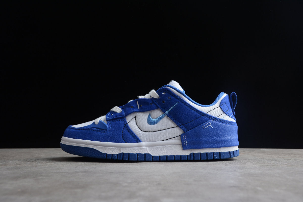 Tenis SB Dunk Low Blanco Azul Disrupt 2