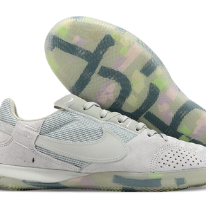 Zapatillas Streetgato Suela lisa Gris Suela Verde.