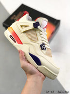 Tenis Jordan 4 Retro Blanco.