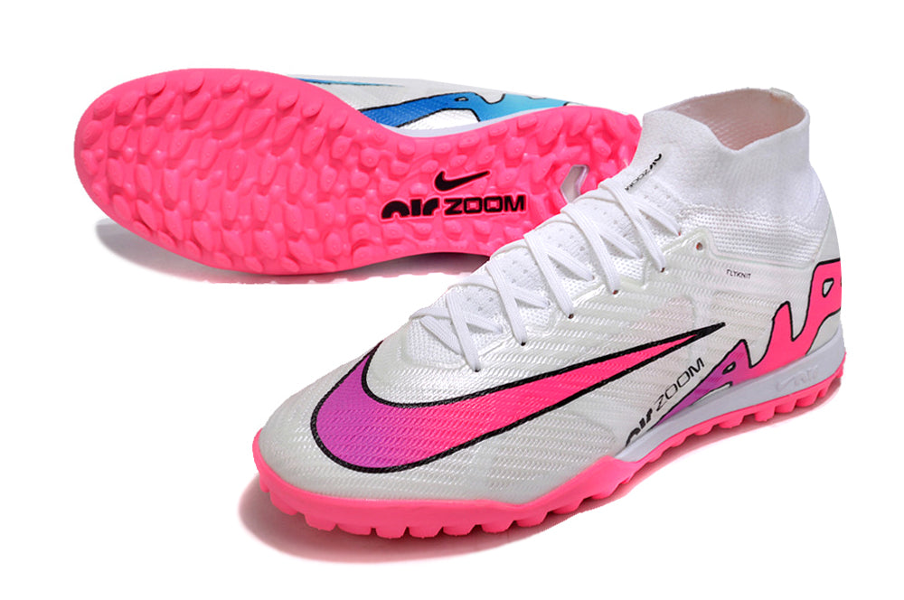 Zapatillas Air Zoom Bota Azul Rosa.