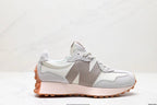Tenis New Balance 327 Blanco Gris.