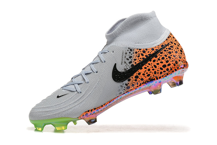 Nike Phantom Gx Luna Bota Blanco Naranja Leopardo.