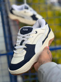 Tenis Puma 180 Azul Oscuro Blanco.