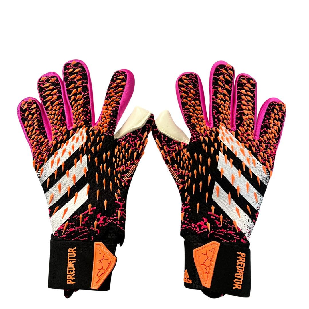 Guantes de portero Predator Mutator Morado Con Correa
