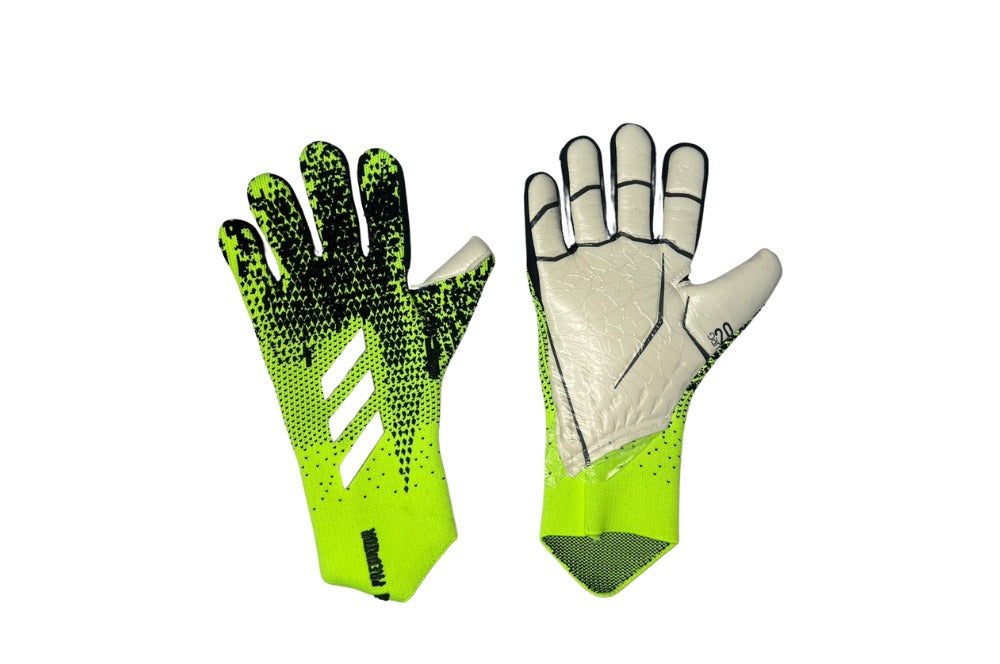 Guantes de portero Predator Mutator verde.