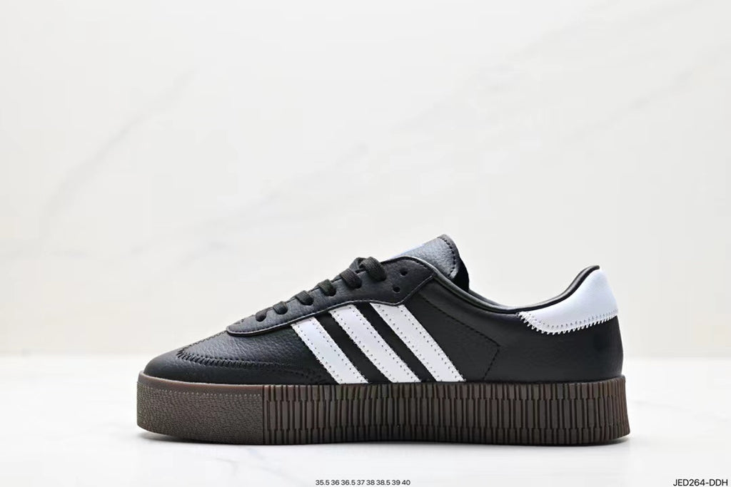 Tenis Samba Plataforma Negro.