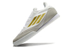 Zapatillas F50 Blanco Dorado.