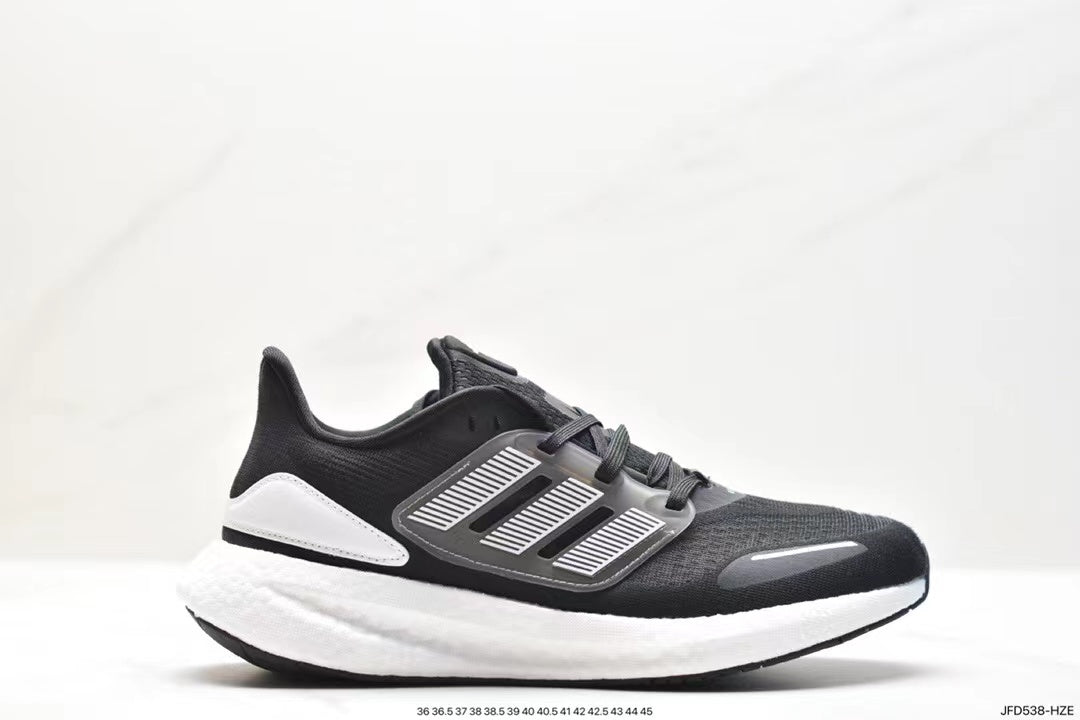 Tenis Pureboost Negro Blanco.