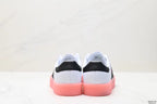 Tenis Samba Plataforma Blanco Rosa.