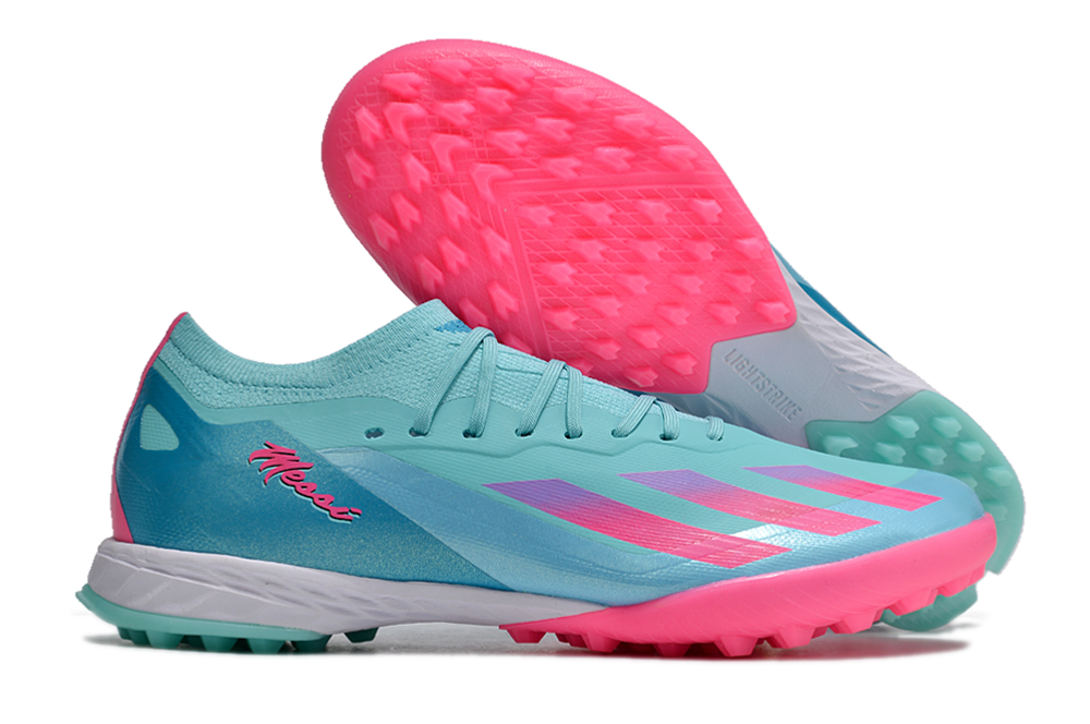 Zapatillas Speedportal Crazy Fast Azul Claro Suela Rosa