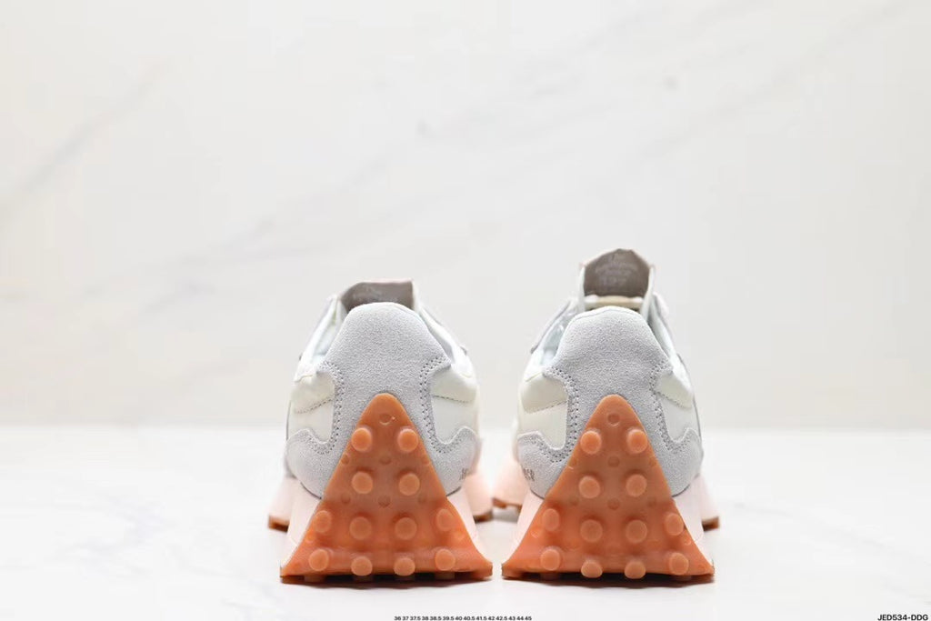 Tenis New Balance 327 Blanco Gris.