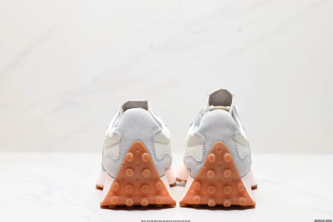 Tenis New Balance 327 Blanco Gris.