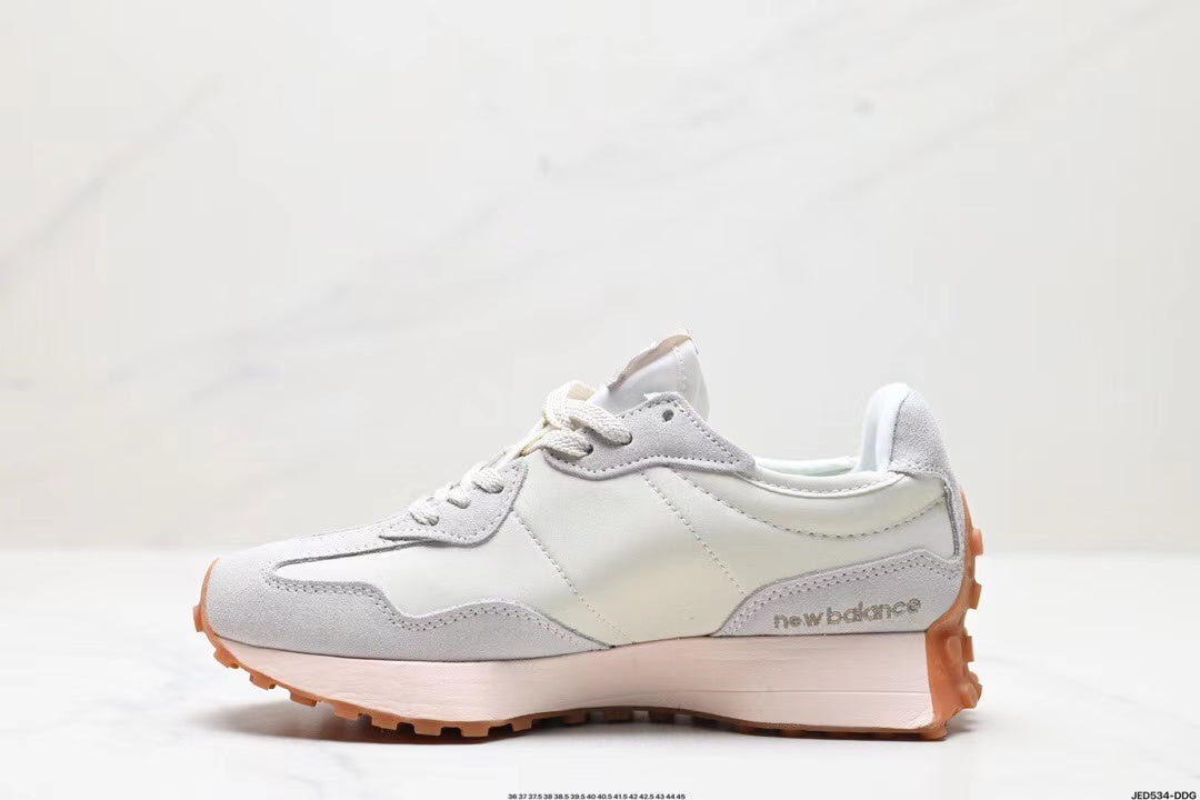 Tenis New Balance 327 Blanco Gris.