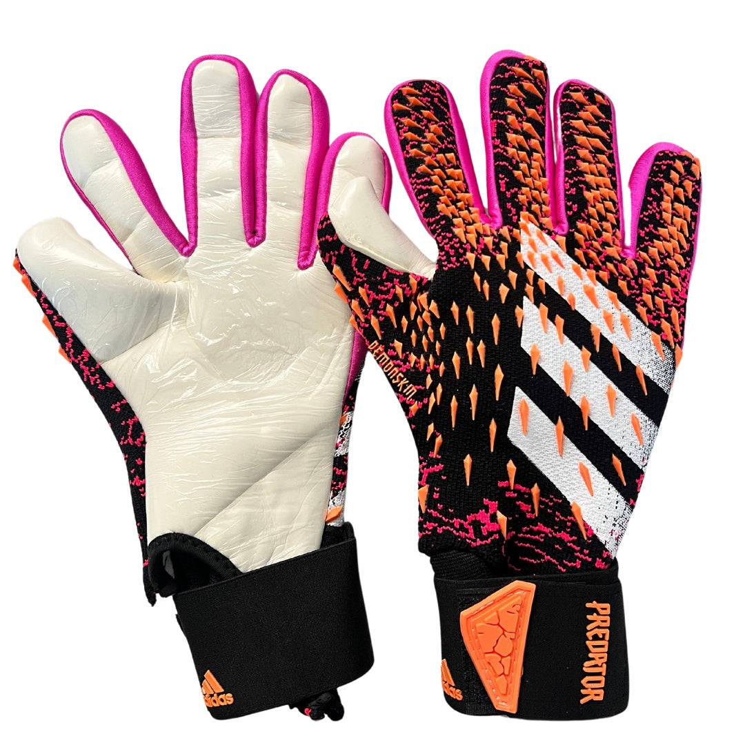 Guantes de portero Predator Mutator Morado Con Correa