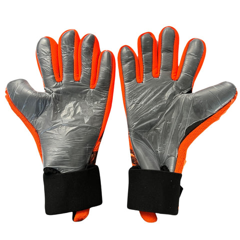 Guantes de portero Predator Mutator naranja con correa