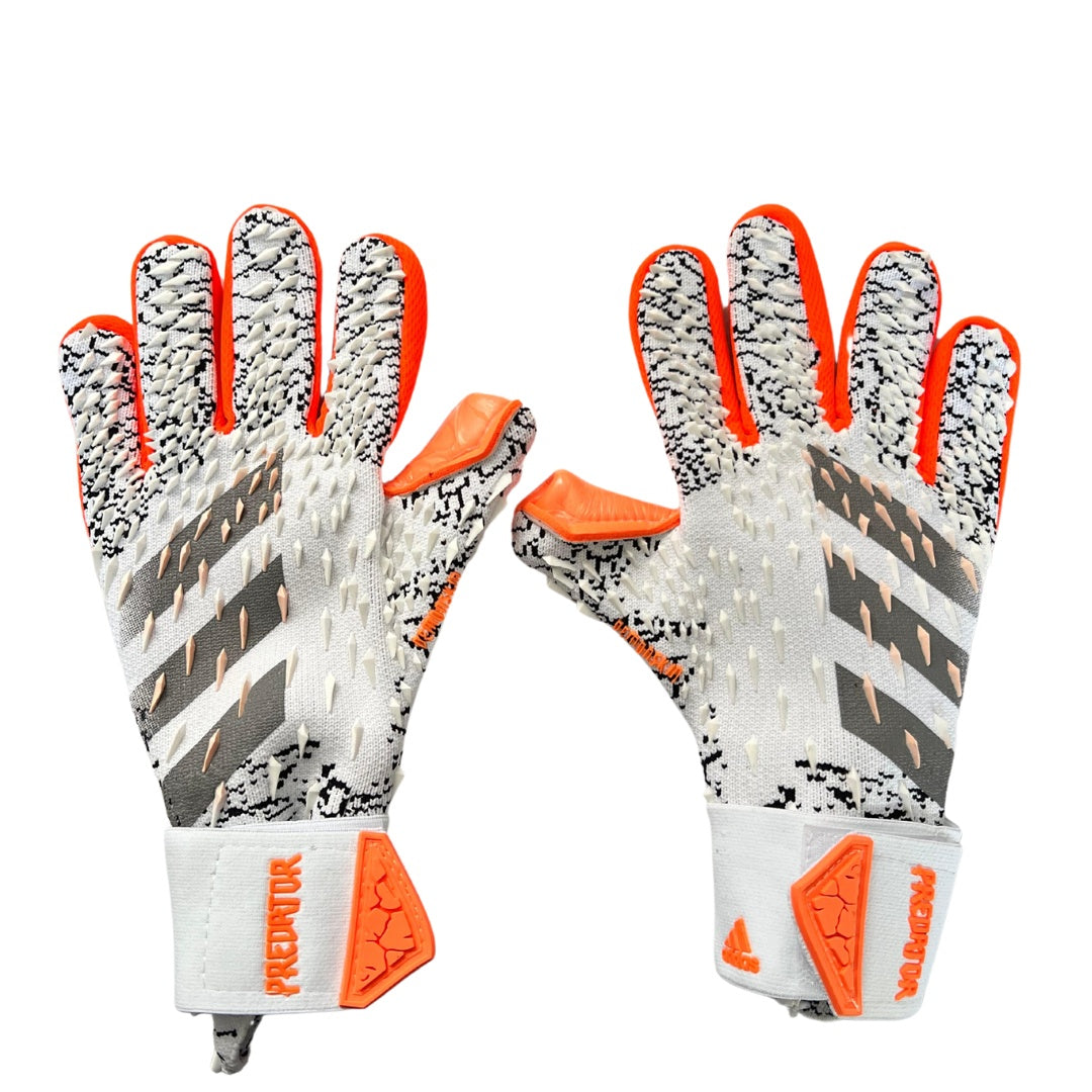 Guantes de portero Predator Mutator Blanco Naranja