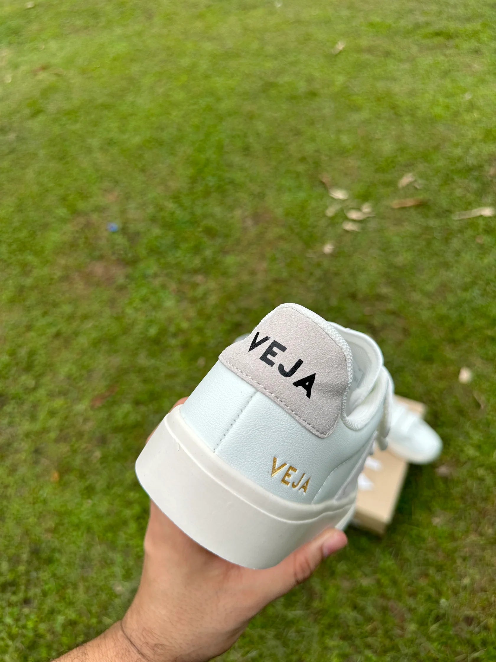 Tenis Veja Blanco Gris.