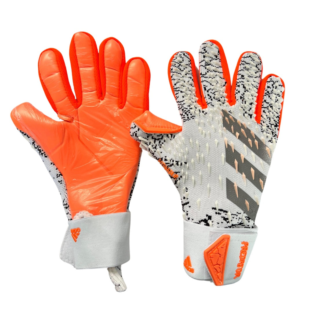 Guantes de portero Predator Mutator Blanco Naranja