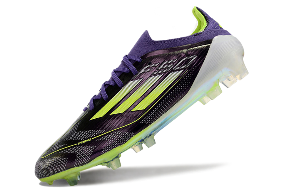 Guayos F50 Blanco Morado con Cordon.