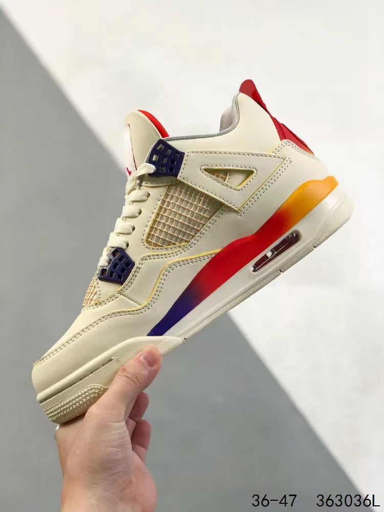 Tenis Jordan 4 Retro Blanco.
