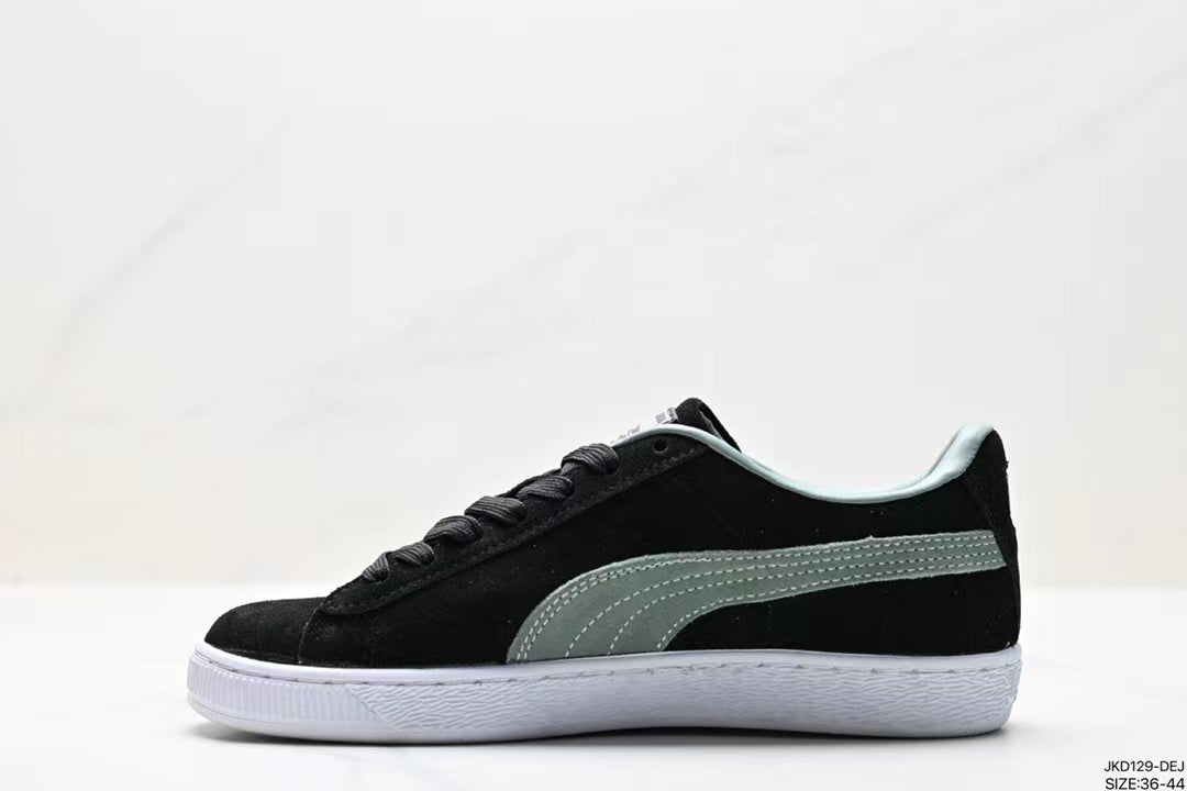 Tenis Suede XL Negro Verde.