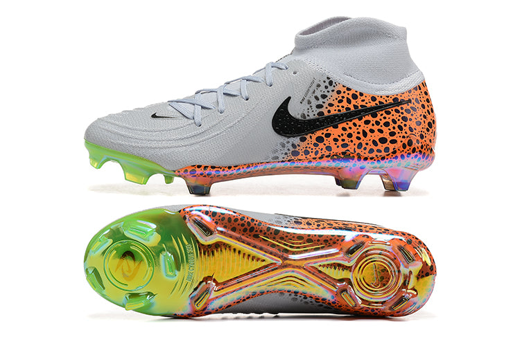 Nike Phantom Gx Luna Bota Blanco Naranja Leopardo.
