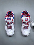 Tenis SB Dunk Low Parra Blanco.