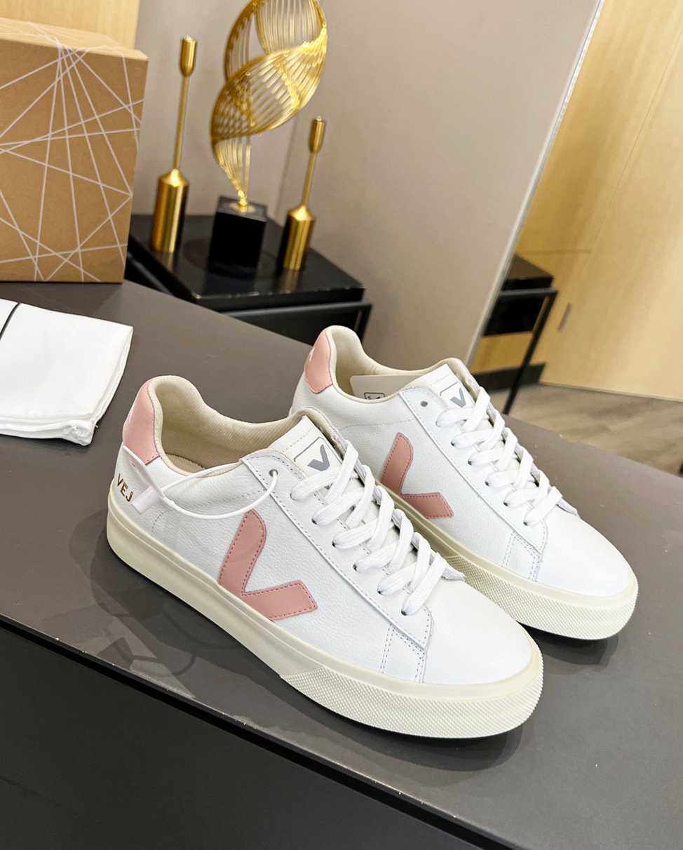 TENIS VEJA BLANCO ROSA.