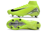 Guayos Air Zoom Verde Fosforecente Bota Tache Aluminio.