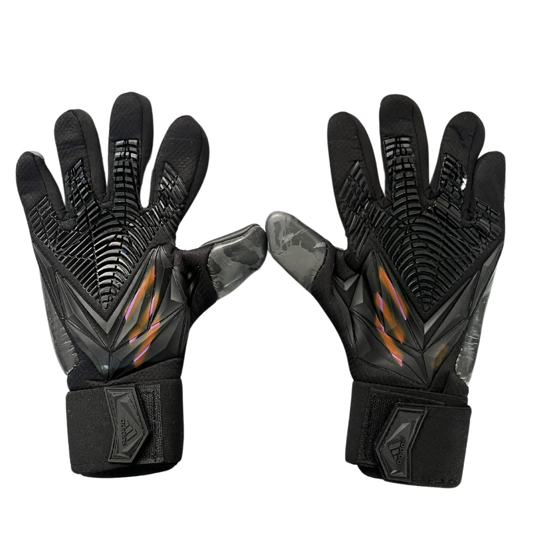 Guantes Predator Edge Negro Con Correas