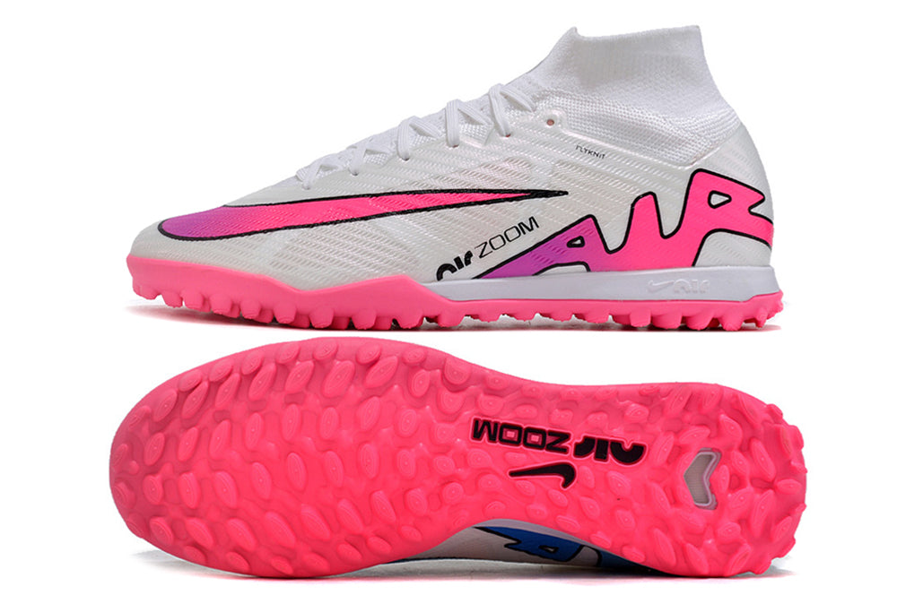 Zapatillas Air Zoom Bota Azul Rosa.