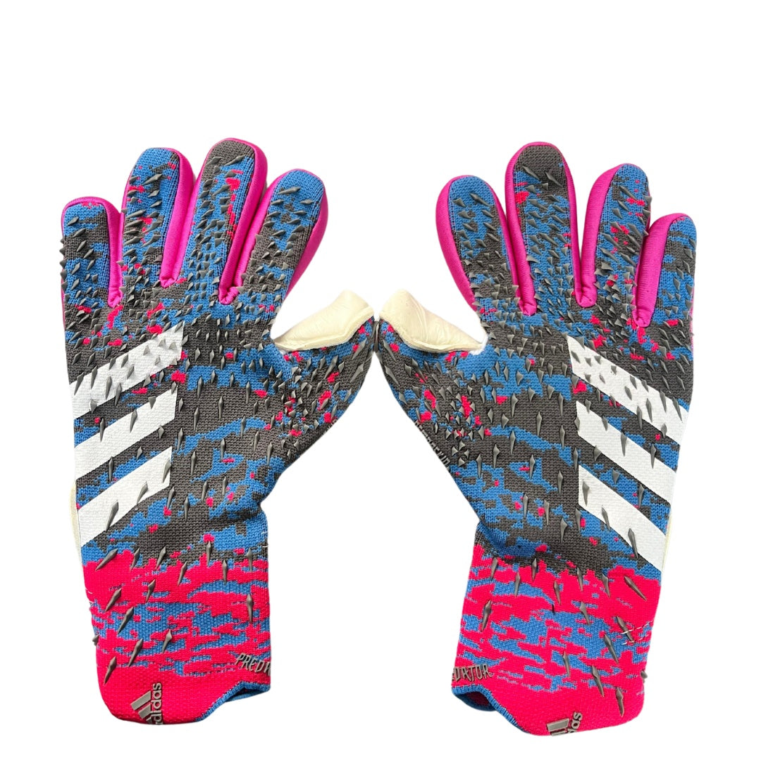 Guantes de portero Predator Mutator Azul Rosa