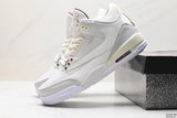 Tenis Jordan 3 Retro Travis Scott Blanco.