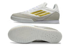 Zapatillas F50 Blanco Dorado.