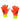 Guantes de portero Predator 30 ELITE Naranja.