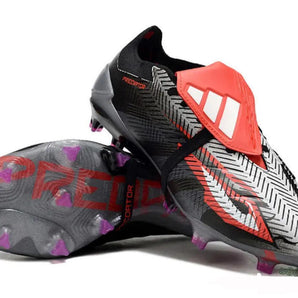 Guayos Predator Accuracy 30 Elite Gris rojo Con Lengueta  + Obsequios medias antideslizantes
