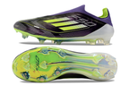 Guayos F50 Messi Morado Verde Sin Cordon.