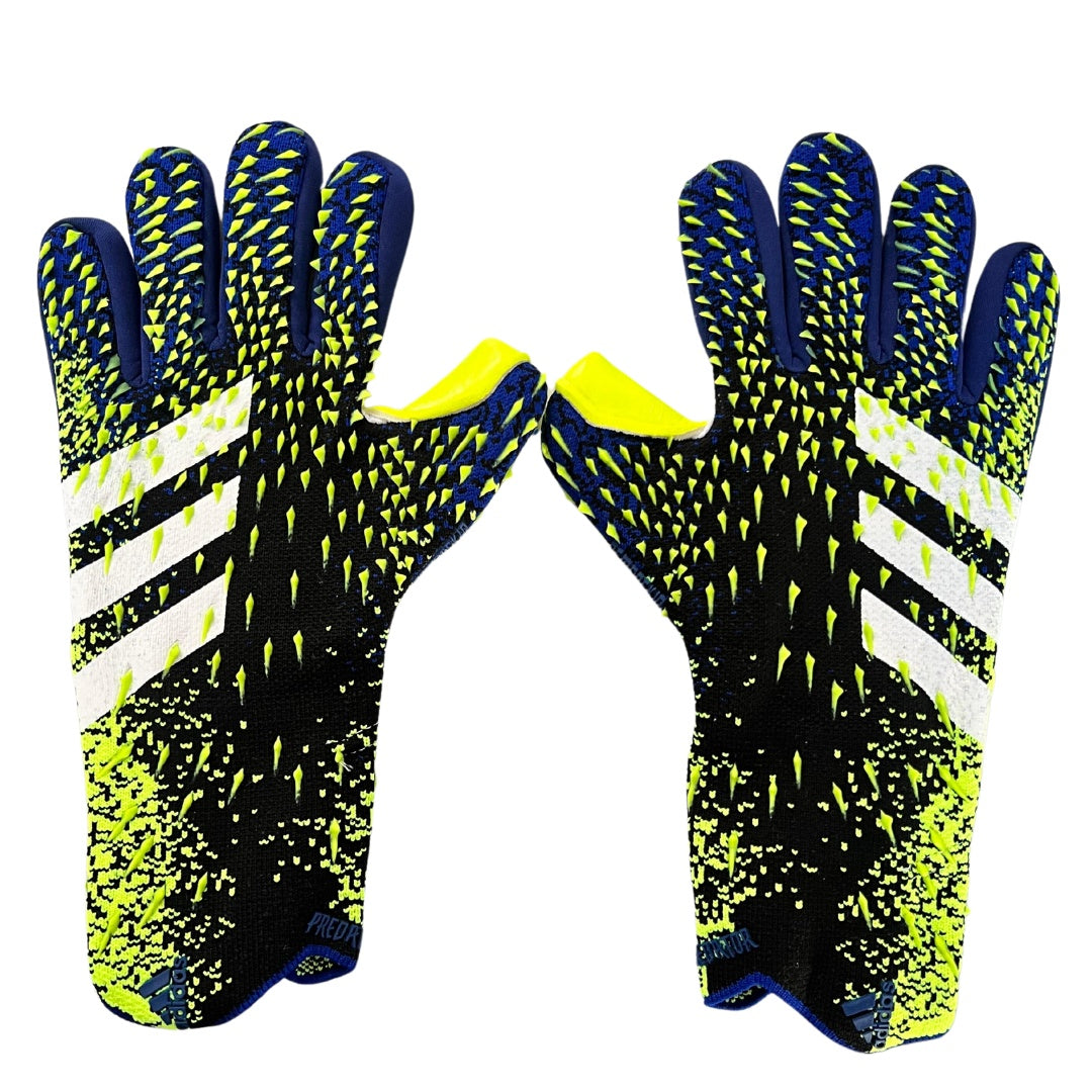 Guantes de portero Predator Mutator Azul Verde.