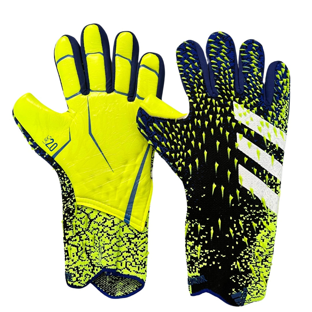 Guantes de portero Predator Mutator Azul Verde.