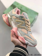 Tenis New Balanace 9060 Gris Rosa.