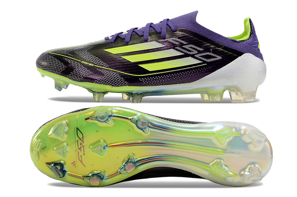Guayos F50 Blanco Morado con Cordon.