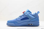 Tenis Jordan Spizike Low Azul.