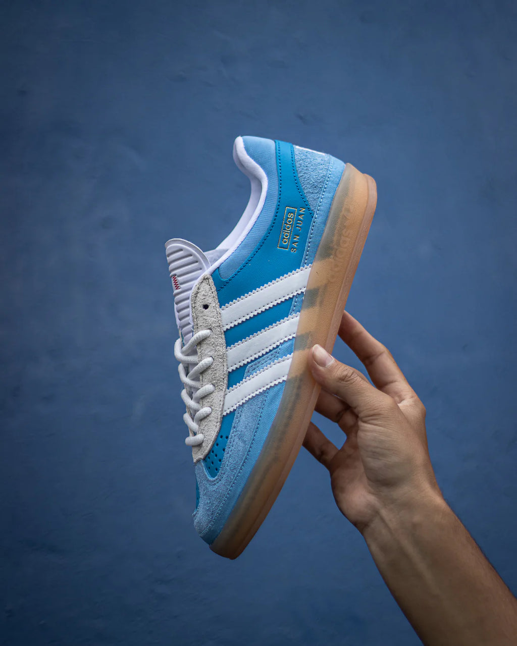 Tenis Gazelle Azul.