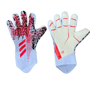 Guantes de portero Predator Mutator Blanco Rojo.