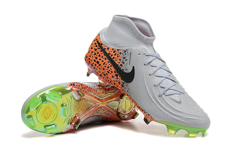 Nike Phantom Gx Luna Bota Blanco Naranja Leopardo.